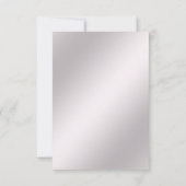 Carte RSVP couleur rose (Dos)