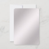 Carte RSVP couleur rose (Dos)