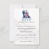 Carte RSVP Couple UK (Devant)