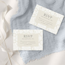 Carte RSVP Dainty Vintage