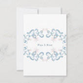 Carte RSVP d'art populaire scandinave (Dos)