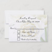 Carte RSVP de célébration anniversaire (Devant)