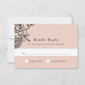 Carte RSVP de jardin secret (Devant)