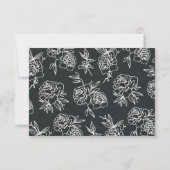 Carte RSVP de jardin secret (Dos)