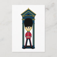 Carte RSVP de la Garde royale britannique
