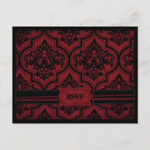 Carte RSVP de la mariée Vampire A