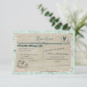 Carte RSVP de la partie voyage valises (Debout devant)