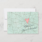 Carte RSVP de la partie voyage valises (Dos)