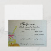 Carte RSVP de mariage (Devant / Derrière)