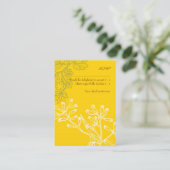 Carte RSVP de mariage Botanica (Fern Green) (Debout devant)