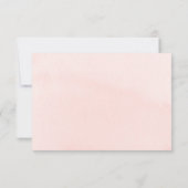 Carte RSVP de mariage Cactus du désert (Dos)