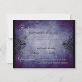 Carte RSVP de mariage D2 (Dos)