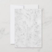 Carte RSVP de mariage d'Ancre bleu rustique (Dos)