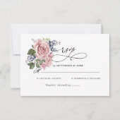 Carte RSVP de mariage de base (Devant)