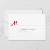 CARTE RSVP DE MARIAGE DE BOUTEILLES D'OR (Dos)