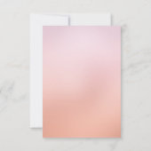 Carte RSVP de mariage de cerisier en fleurs d'orch (Dos)