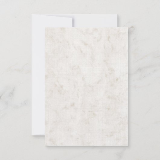 Carte RSVP de mariage de coquillages rustiques tur (Dos)