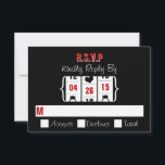 Carte RSVP de mariage de la machine à sous Las Veg<br><div class="desc">Carte RSVP Mariage Machine à Fente Las Vegas.</div>