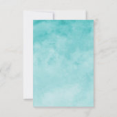 Carte RSVP de mariage de Swan Lake | Inséparables  (Dos)