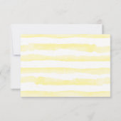 Carte RSVP de mariage de tournesol avec choix de d (Dos)