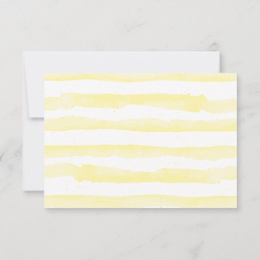 Carte RSVP de mariage de tournesol avec numéro (Dos)