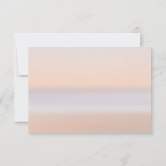 Carte RSVP de mariage des chevaux d'hiver (Dos)