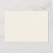 Carte RSVP de mariage des fleurs sauvages d'aquare (Dos)