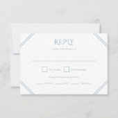 Carte RSVP de mariage diamant (Devant)