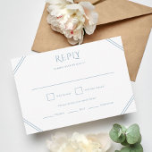 Carte RSVP de mariage diamant