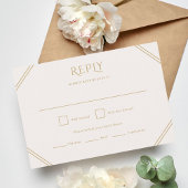 Carte RSVP de mariage diamant