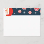 Carte RSVP de mariage du Père Noël (Dos)