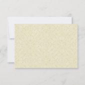 Carte RSVP de mariage / Ecru Lace (Dos)