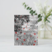Carte RSVP de mariage gothique de jour (Debout devant)
