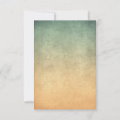 Carte RSVP de mariage nautique vintage (Dos)