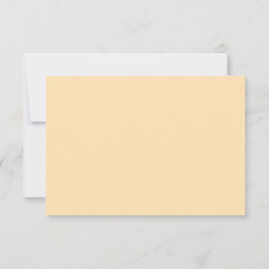 Carte RSVP de mariage Pale Peach écriture décontra (Dos)