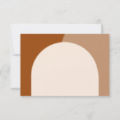 Carte RSVP de mariage Pampass grass et Arches (Dos)