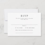 Carte RSVP de mariage paysager de Kingston (Devant)