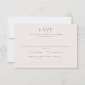 Carte RSVP de mariage paysager de Kingston (Devant)