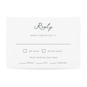 Carte RSVP de mariage Pensacola