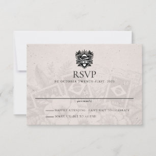 Carte RSVP de mariage pour le Brésil