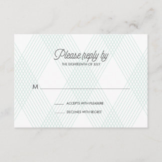 Carte RSVP de mariage raid