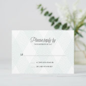 Carte RSVP de mariage raid (Debout devant)