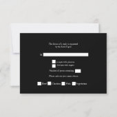 Carte rsvp de mariage traditionnel moody néerlanda (Devant)