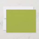 Carte RSVP de mariage tropical (Dos)