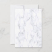 Carte RSVP de Mariage Tropical Romantique (Dos)