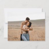 Carte RSVP de mariage Whimsy moderne (Dos)