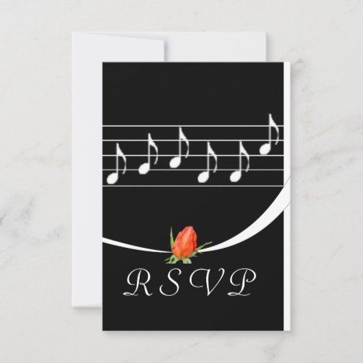 Carte RSVP de Music Lover (Devant)