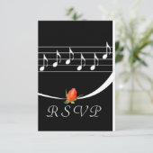 Carte RSVP de Music Lover (Debout devant)