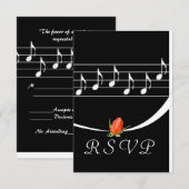 Carte RSVP de Music Lover (Devant / Derrière)