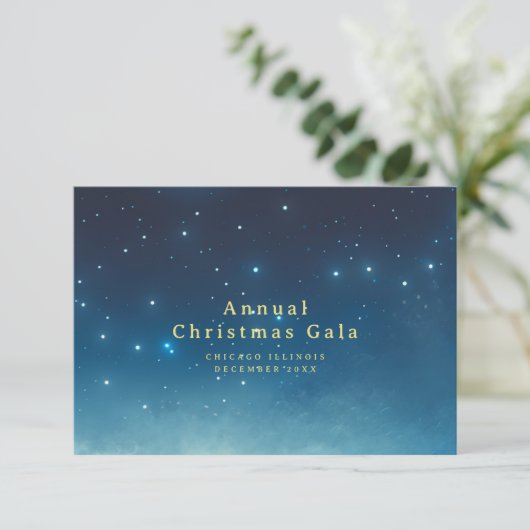 Carte RSVP de Noël (Debout devant)